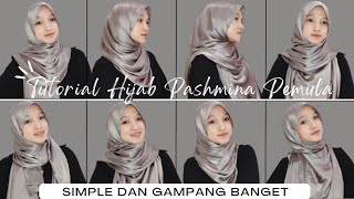 Modern pashmina hijab tutorial for beginners | Silk textured pashmina | Tutut Arinda Herawati screenshot 1