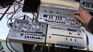 monotribe ver2.1 test(TB-303 CV/Gate Sequenced)