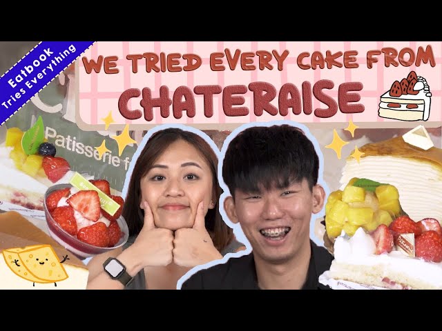 We Tried Every Cake From Chateraise! | Eatbook Tries Everything | EP 11