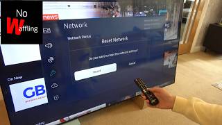 How to Factory RESET NETWORK WiFi Settings on SAMSUNG 7 Series TV - Beginners guide