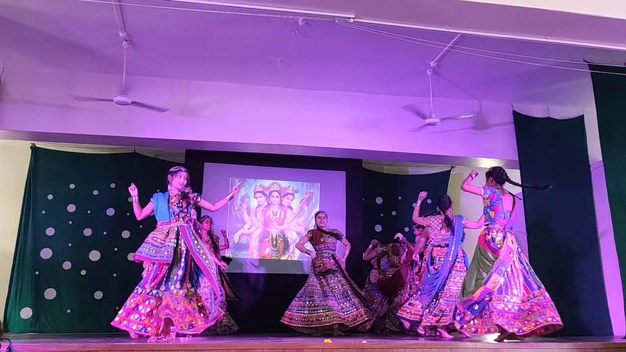 Garbha dance by students - YouTube