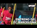 EL ENTRENAMIENTO DEL FC BARCELONA para preparar EL PARTIDO DE LIGA ANTE EL VILLARREAL 🏋