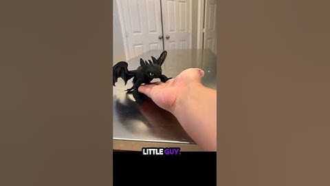 How to train your Dragon 3-D print comes to life!