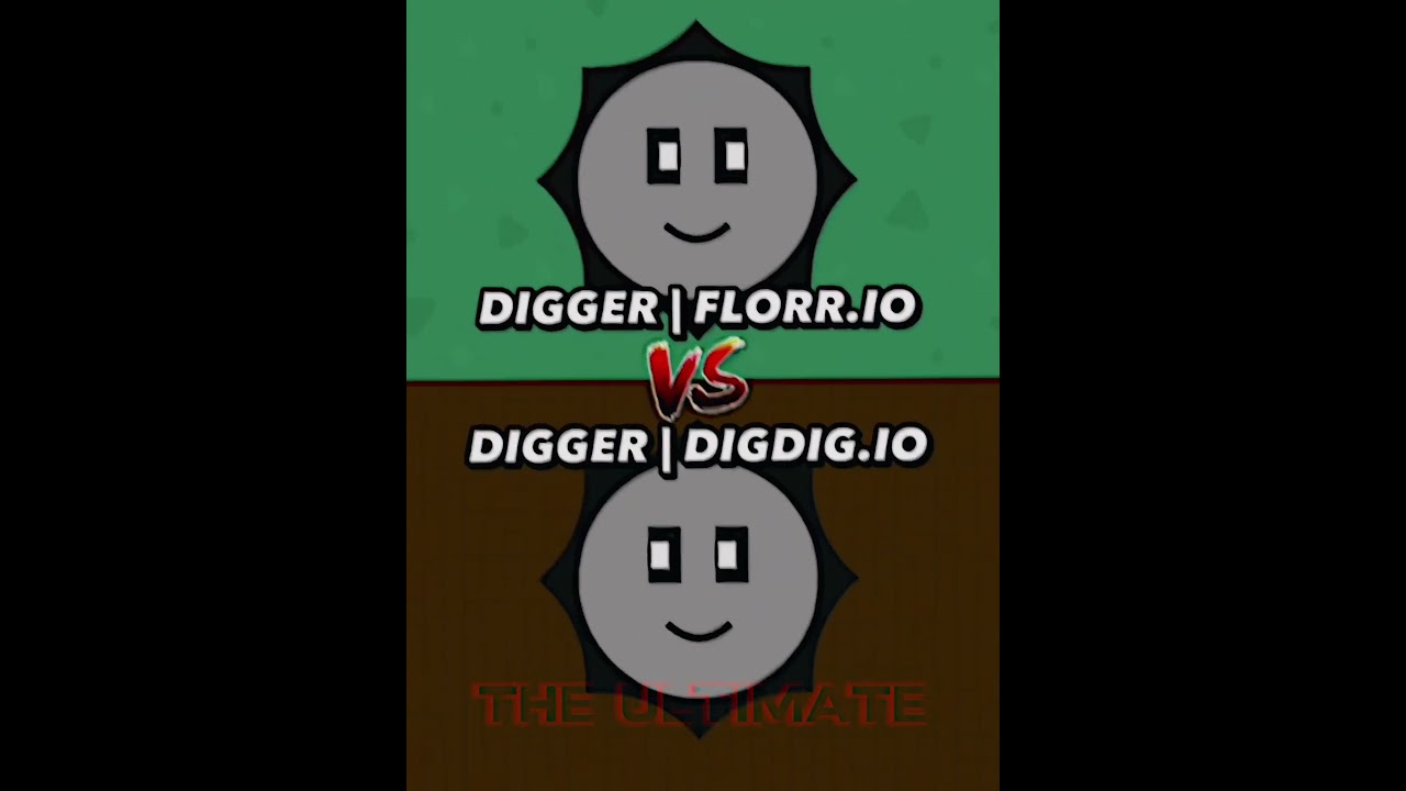 DIGGER VS DIGGER | Florr.io vs Digdig.io