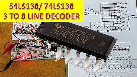 {999} SN74138, SN74LS138 3 to 8 line decoder