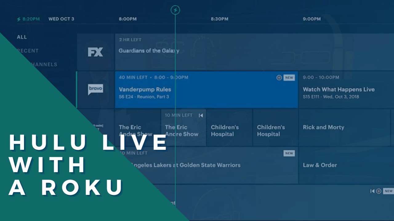 How to Navigate Hulu Live TV on Roku -- New Live TV Guide! (Fall 2019)