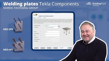 Tekla component for Welding Plates from Nordic Fastening Group - available on Tekla Warehouse now!