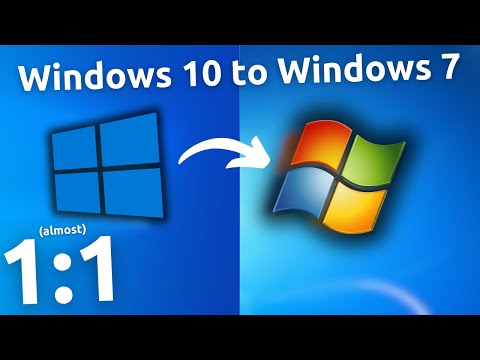 Transforming Windows 10 to Windows 7 (almost 1:1)!