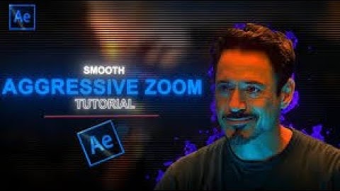 Smooth Fast Aggressive Zooms Tutorial For your Edits!  After Effect