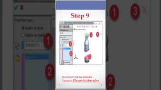 Solidworks Tutorial Step by Step Draw a Bottle|Engineering Mindset