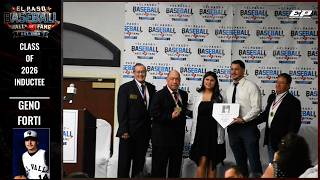 EPBHOF Class of 2026 - Eugene Geno Forti – presented by Son Brendan, represented by Mark Forti