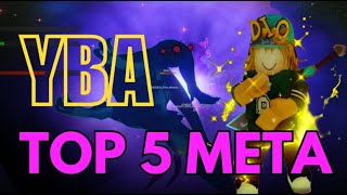 YBA Top 5 Meta Stands NOW