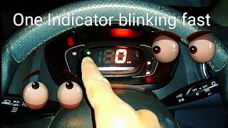 Car indicator blinking fast How to diagnose and rectify