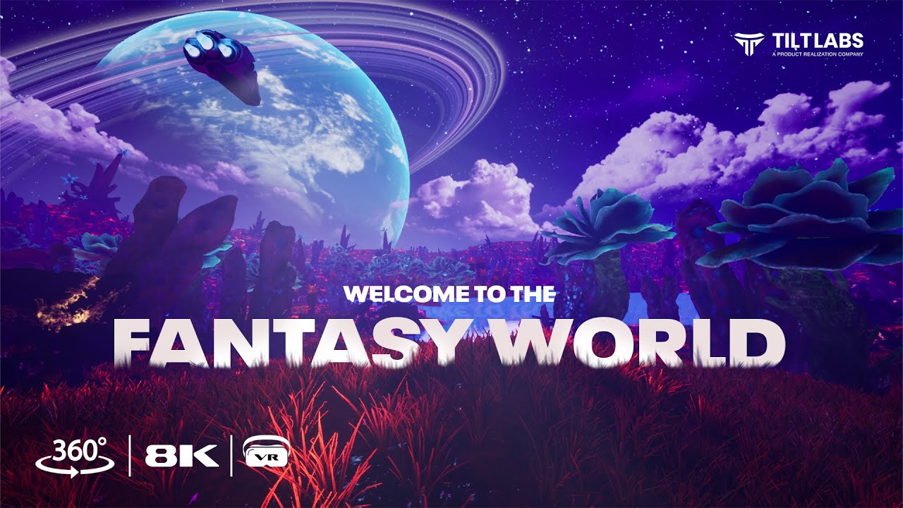 ⁣Amazing 8K VR 360° Video - Fantasy World - Created Using Unreal Engine 5 | Tiltlabs