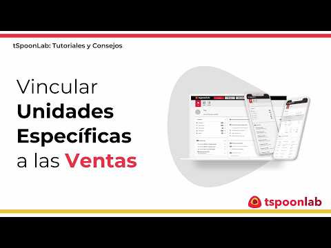 Vincula unidades de venta específicas (copas, chupitos o cañas) a tus productos en tspoonlab