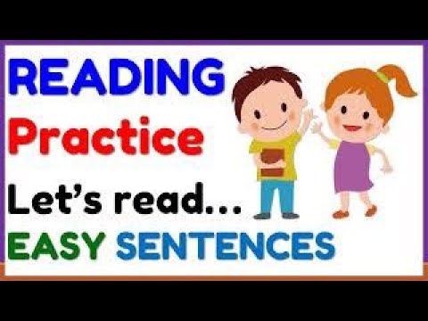 Practice Reading for grade 1 /Learn how to read small sentences ...