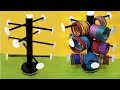 How to make bangle stand at home diy jewellery organiser  best out of waste