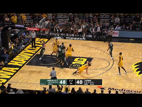 big-ten-basketball-highlights---michigan-state-at-iowa