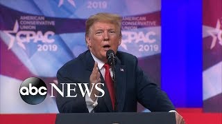 Trump delivers first public speech since meeting with Kim Jong Un