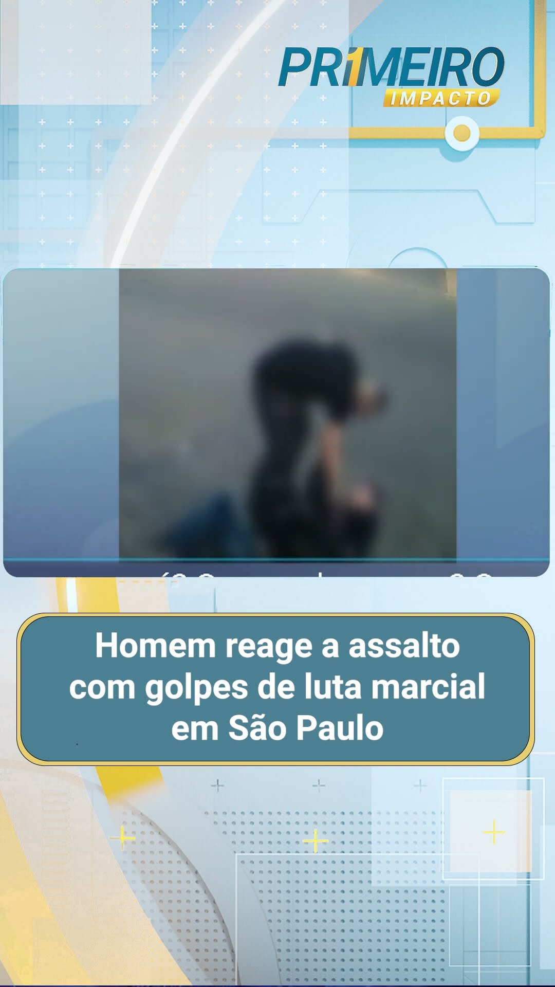 Homem reage a assalto com golpes de luta marcial em São Paulo