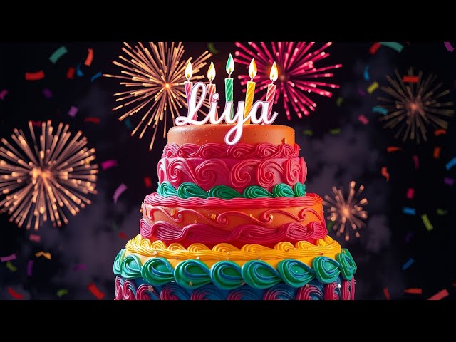 Zum Geburtstag viel Glück – Geburtstagslied für Liya 🎉🎂 – Version 2