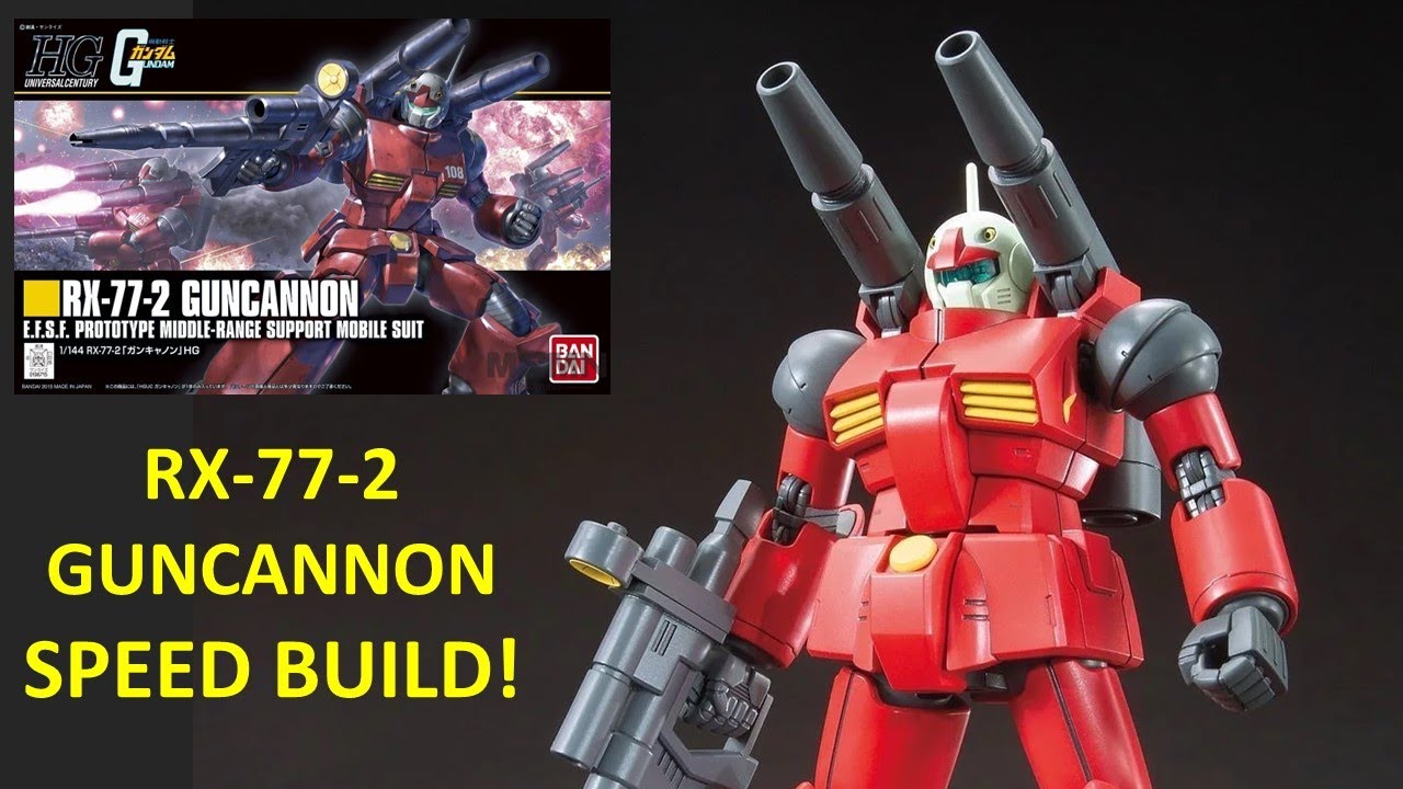 【ガンプラ2点セット】RX-79[G]・RX-77-2 GUNCANNON