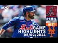 Mets vs Diamondbacks (6/02/2024) | NY Mets Highlights | SNY