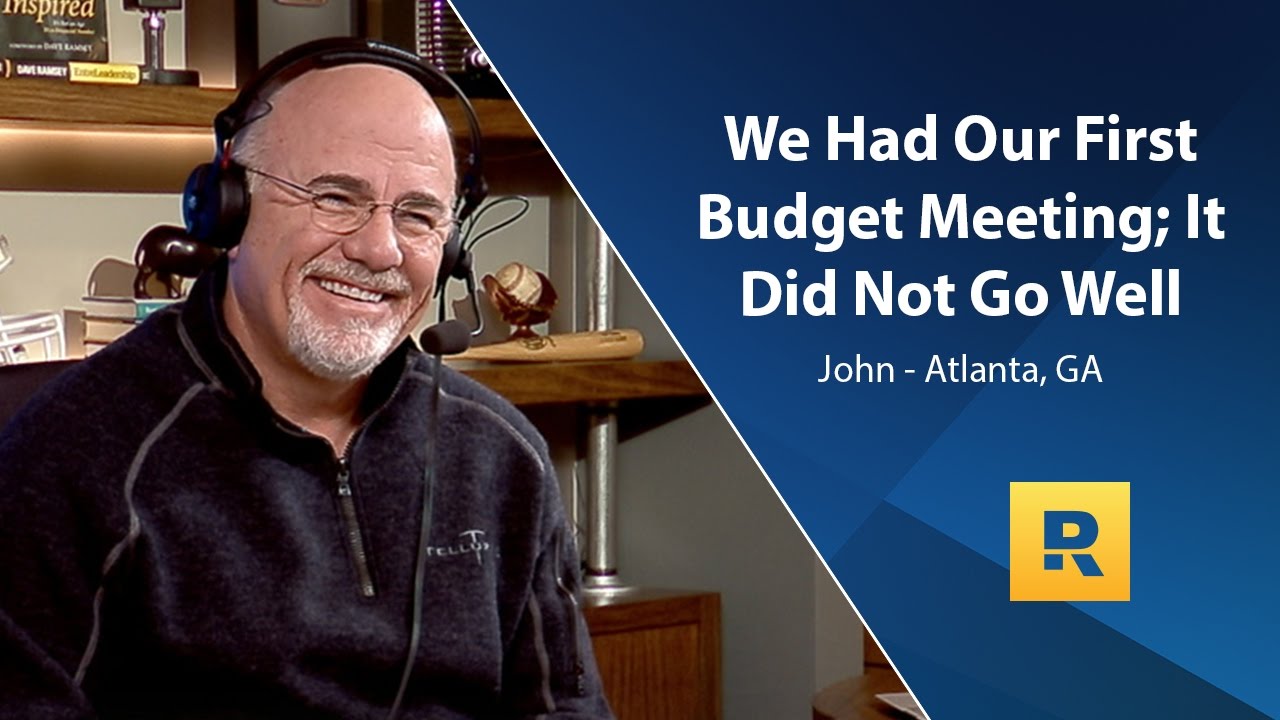 Just Had Our First Budget Meeting; It Did Not Go Well