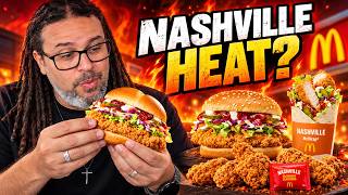 McDonald’s Nashville Range Taste Test! McCrispy, McSpicy, McWrap & Wings