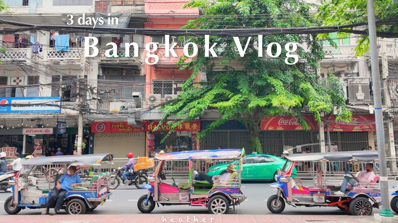 3 days in Bangkok Vlog | street food, best cafe, massage, shopping haul, hotel | relaxing travel