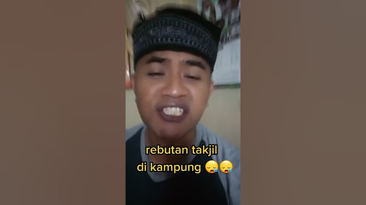 rebutan takjil di bulan puasa. 🤣 bikin ngakak