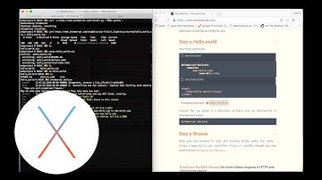 ShimmerCat Mac OS X: Installing the web server and serving a site in less than 3 minutes