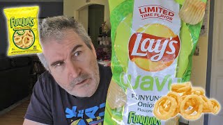 CHIPS AND FUNYUNS HOOK UP! Lays Funyuns Potato Chips REVIEW