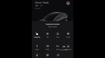 How to add a fifth quick control icon to your Tesla mobile app