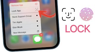 How to Lock Apps on iPhone with Face ID or Passcode! screenshot 4