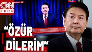 Güney Kore Lideri Yoon Suk Yeol Beklenen Açıklamayı Yaptı Özür Dilerim...