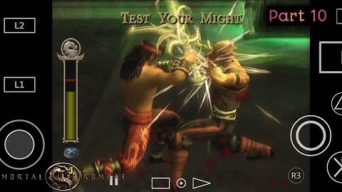 Mortal Kombat Shaolin Monks Android Gameplay #10 || PS2 gameplay || Aethersx2 emulator Gameplay