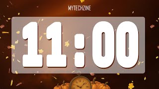 11 Minute Autumn Classroom Timer | Quiet Study Countdown