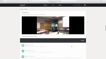 Share Video from Swivl Cloud