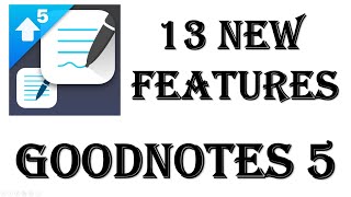 13 Major updates goodnotes 5