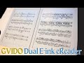 Gvido 13.3" Dual E-ink eReader/ Music Sheet Reader Review (Pics & Narration)
