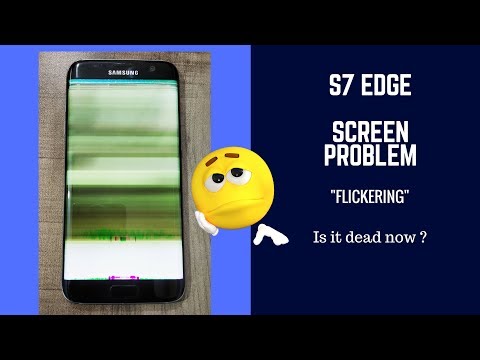 S7 एज स्क्रीन झिलमिलाहट समस्या और समाधान #s7edge #Displayproblem #flickering