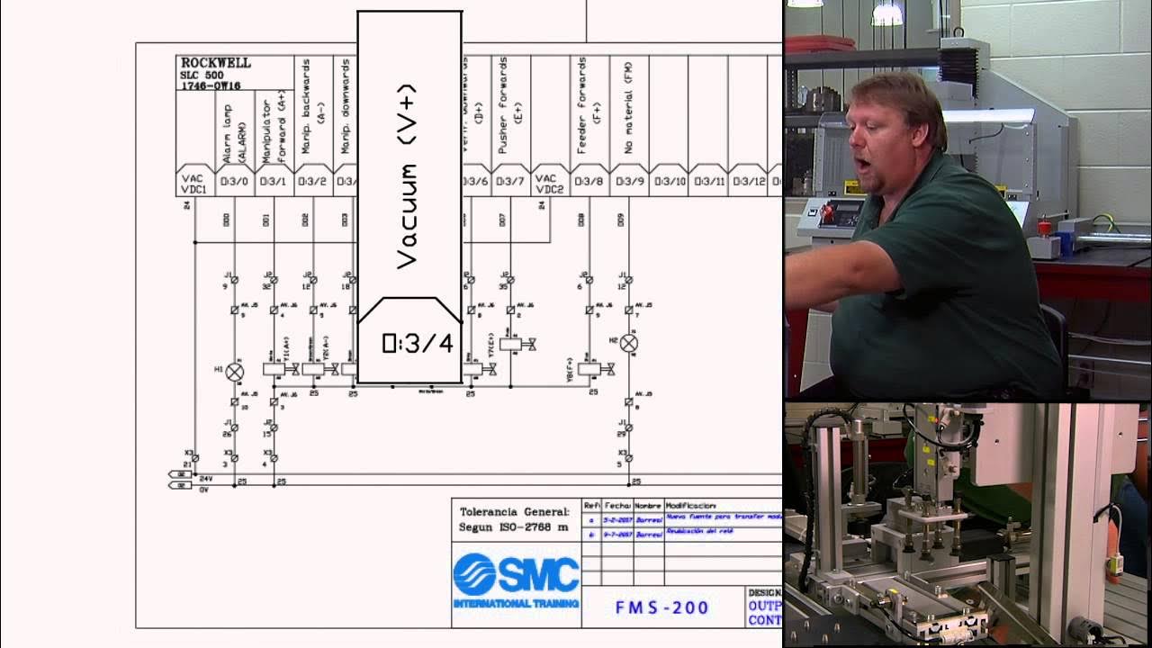 PLC Programming Schematics Outputs - YouTube