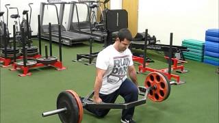Dead Squat Bar Split Squats