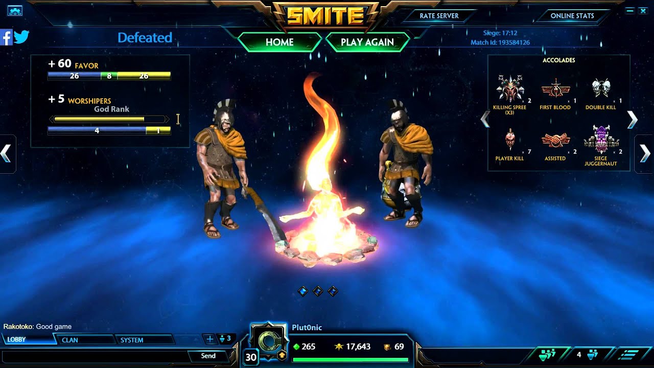 SMITE - Sol Defeated Animation - YouTube