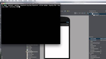 How to create keystore to sign in Android apps via Keytool