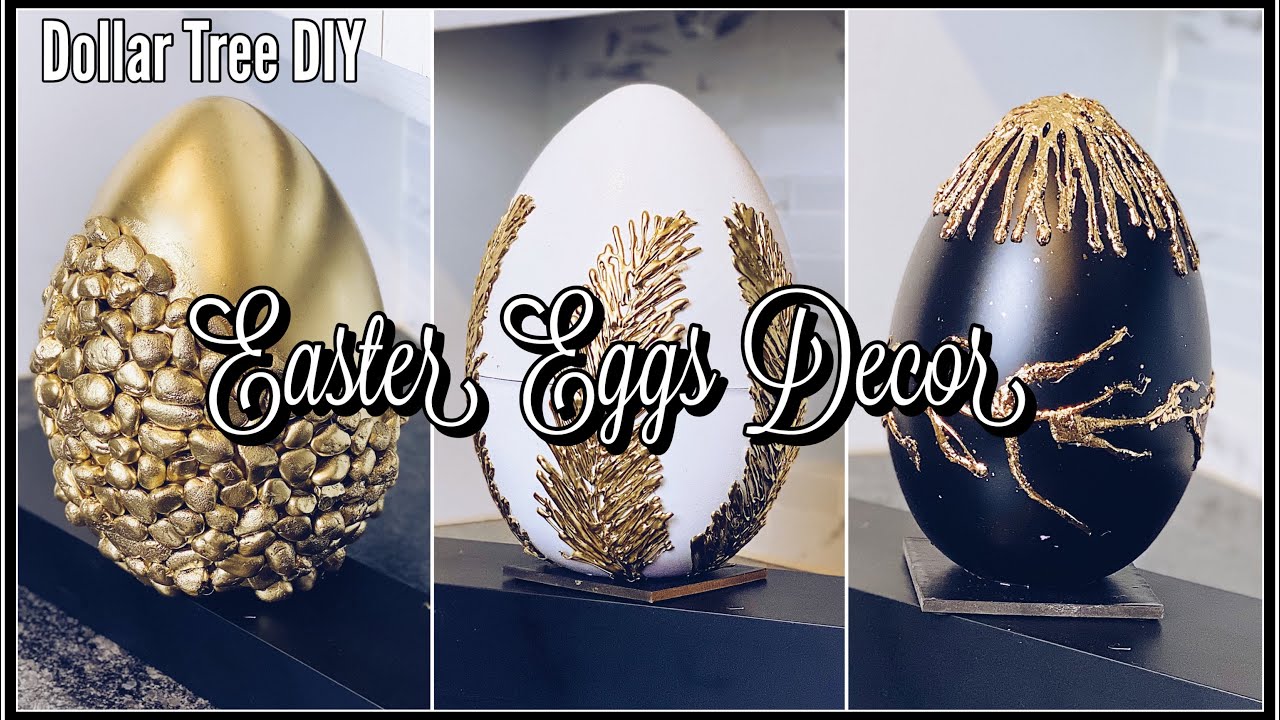 Spring Decorating Ideas 2022 | Giant Easter Egg DIY | Dollar Tree ...