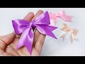 Easy satin ribbon bow in 2 minutes 