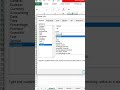 Excel tricks || Excel shorts || advanced excel videos