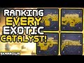 Destiny 2 - Ranking EVERY Exotic Catalyst!! (Pre-Forsaken)